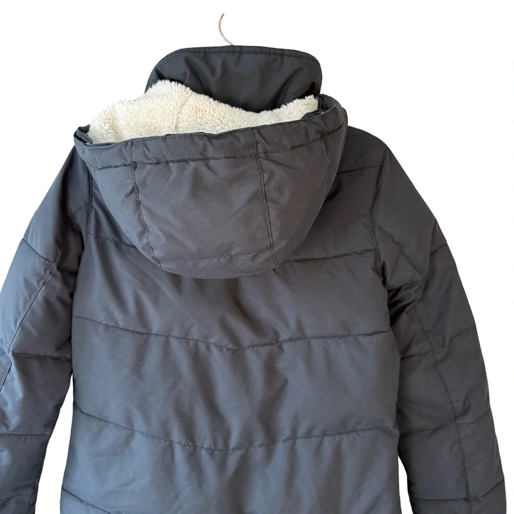 Roxy Black and Brown Puffer Jacket with Dryflight 5K Size XS Winter Cozy - Picture 15 of 16